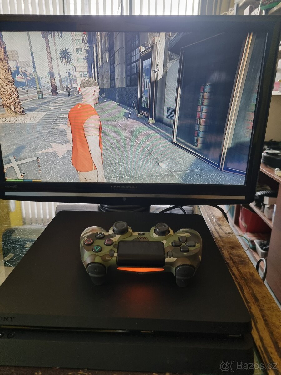 Playstation 4, 500Gb, slim (tenký) - 5