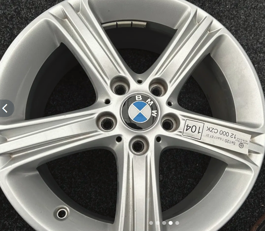 Alu kola BMW 5x120 R17 - 5