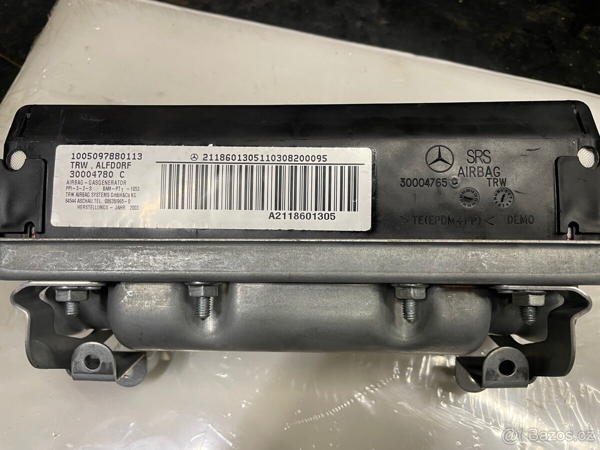 Mercedes W211 SRS airbag spolujezdce - 5