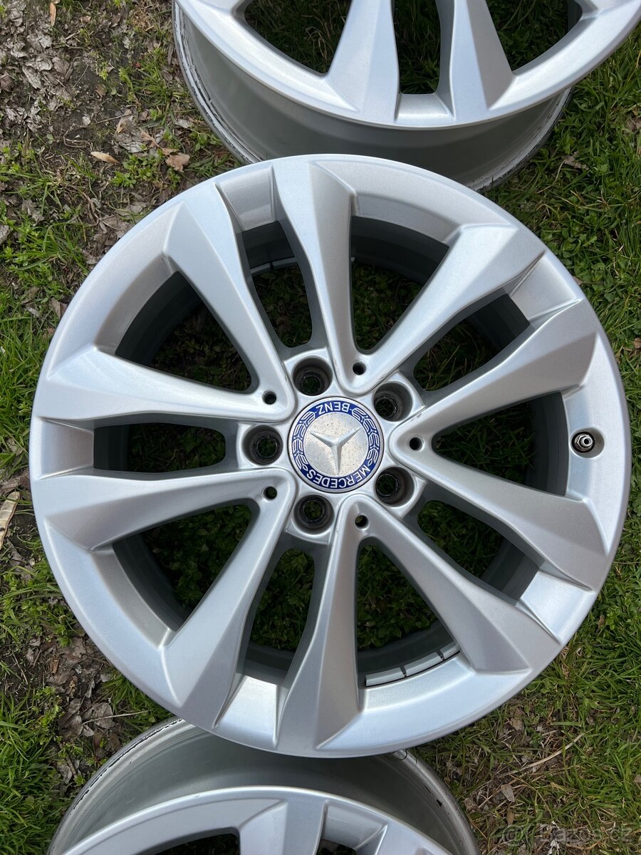 Prodám alu Mercedes 5x112 r17 TPMS - 5
