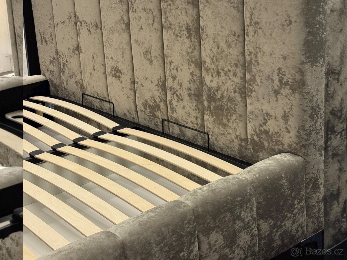 Manželská postel 180/200 a 160/200 úplně nové . - 5