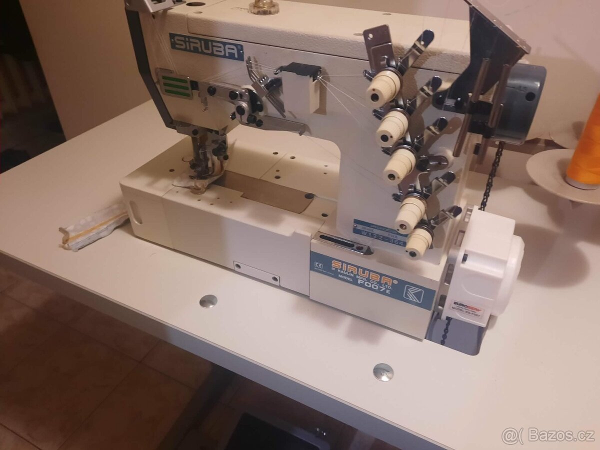 Průmyslový coverlock Siruba F007e - 5