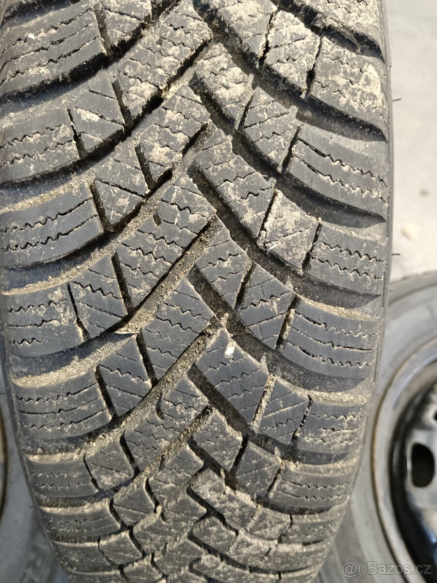 Fabia 175/70 R14 hankook Winter 5Jx14 ET35 nové 99% - 5