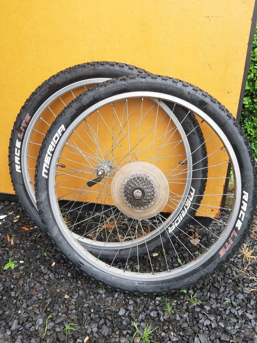 Ráfky Radaelli 26" a pláště Merida - 5