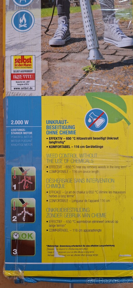 Zánovní el. vypalovač plevele - 5