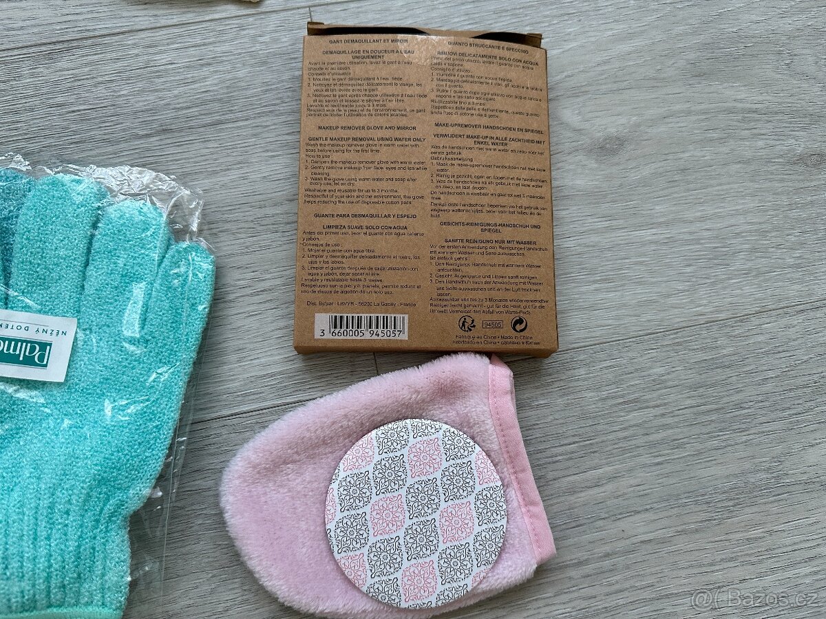 Kosmetická sada - rukavice, odličování, 8 ks - 5