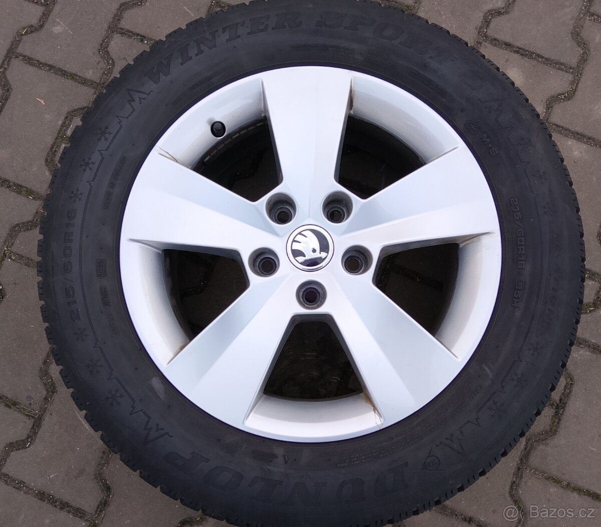 Zimní alu disky originální Škoda Superb III 5x112 R16 - 5