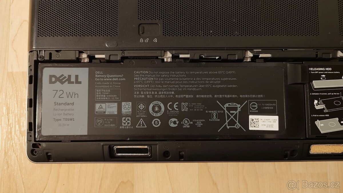 Dell Precision 7520 Intel Core i7, 32 GB RAM, 1 TB HDD - 5