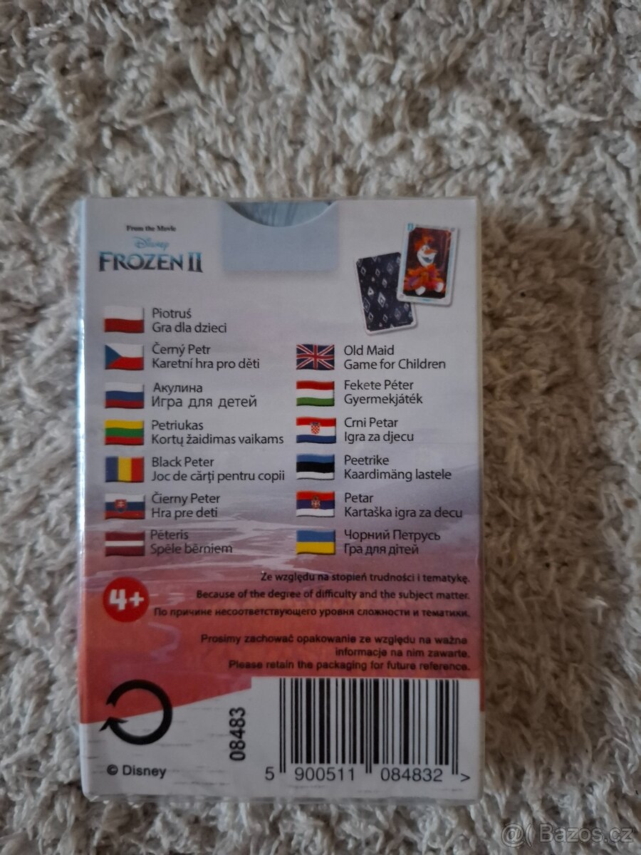 Karty Černý Petr Bing a Frozen II - 5