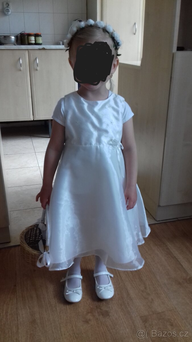 Bílé šatičky - vel. 18-24 m.. - 5