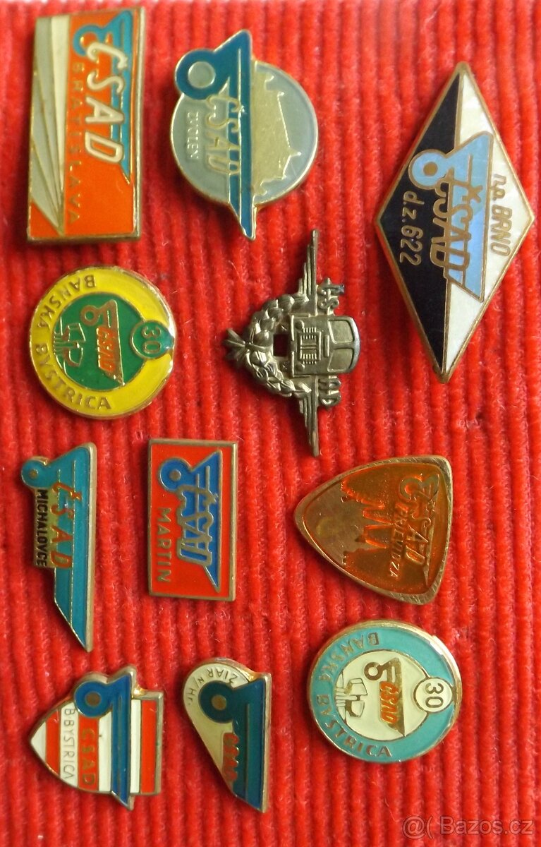 odznaky - ČSAD, automobilky, motocykle, rallye, auto moto - 5