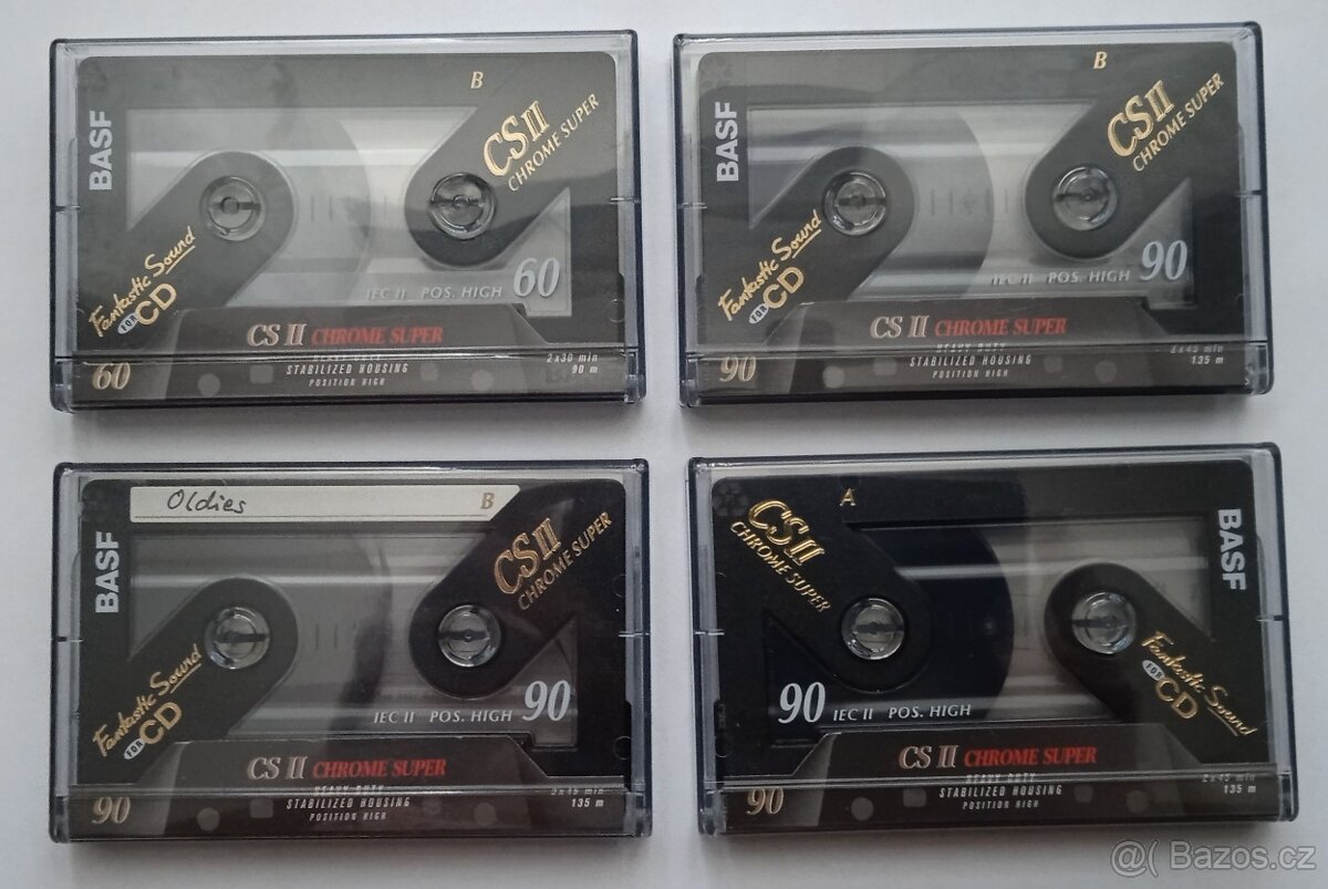 TDK/ BASF /MAXELL - magnetofonové kazety - 5