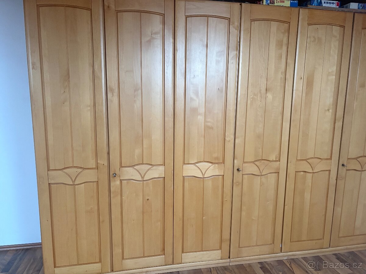 Sestava ložnice dřevo - 5