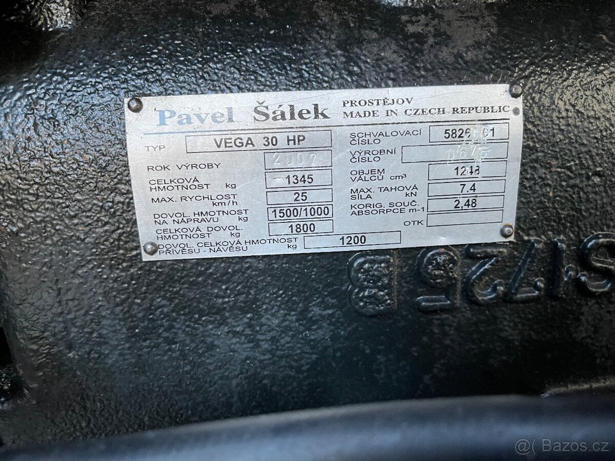 Šálek-malotraktor Vega - 5