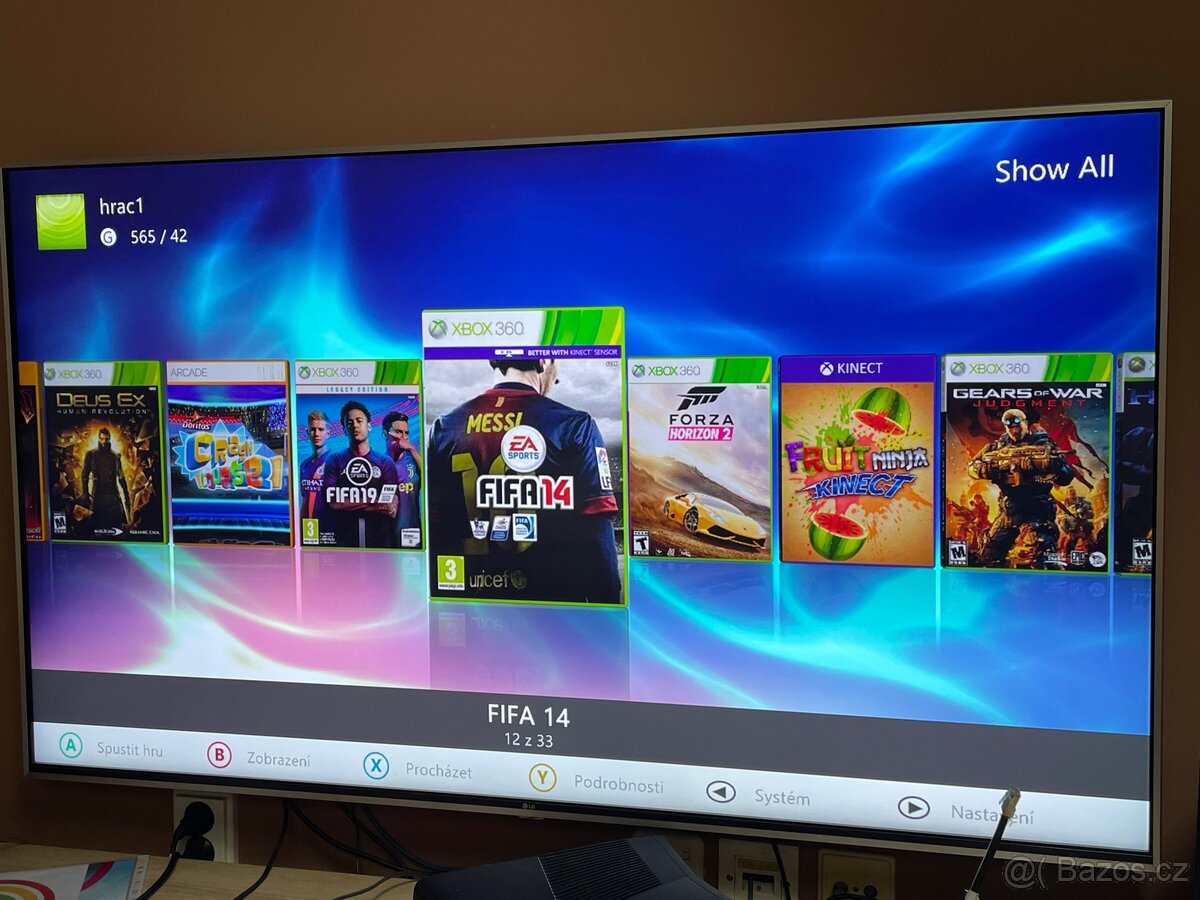 Xbox 360 + kinect RGH modovany - 5