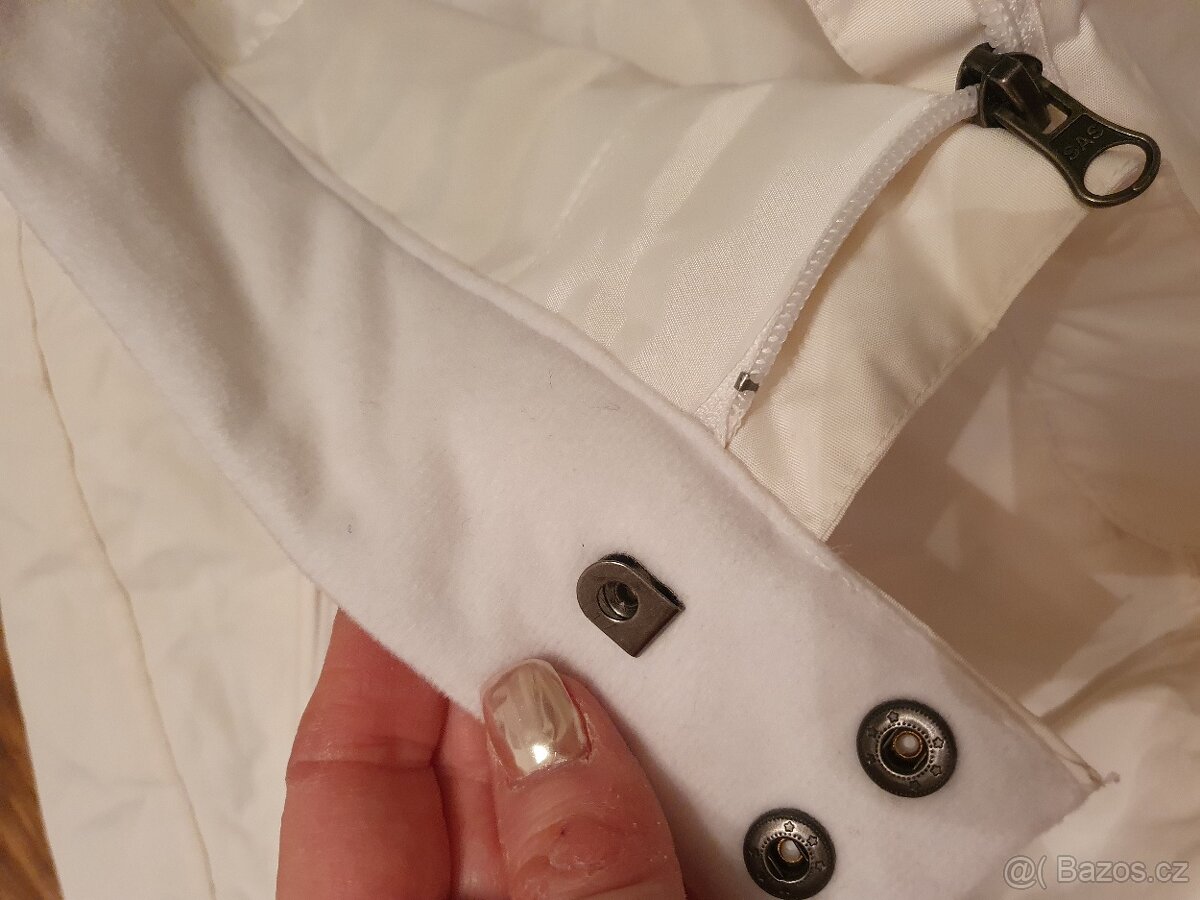 Damske lyzarske bile kalhoty na lyze Crivit insulate L/40 - 5