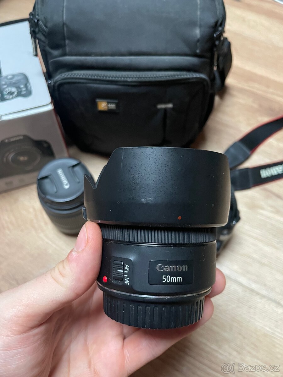 Prodám Canon 100D + 2 objektivy - 5