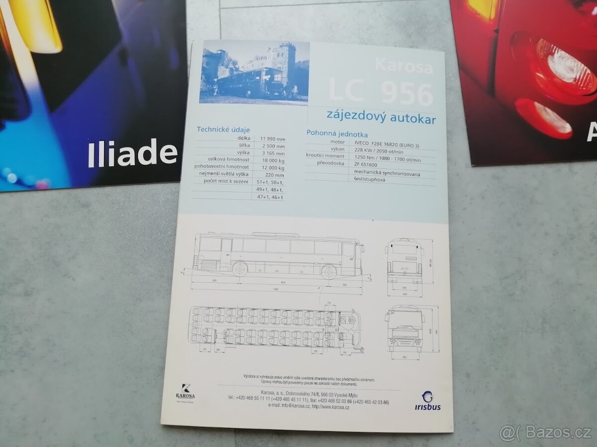 Karosa - katalogy, letáky - doprava v ceně - 5