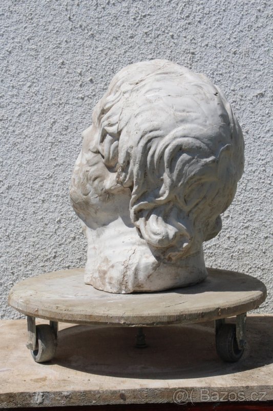 Sadrová busta (antický filozof - Seneca) - 5