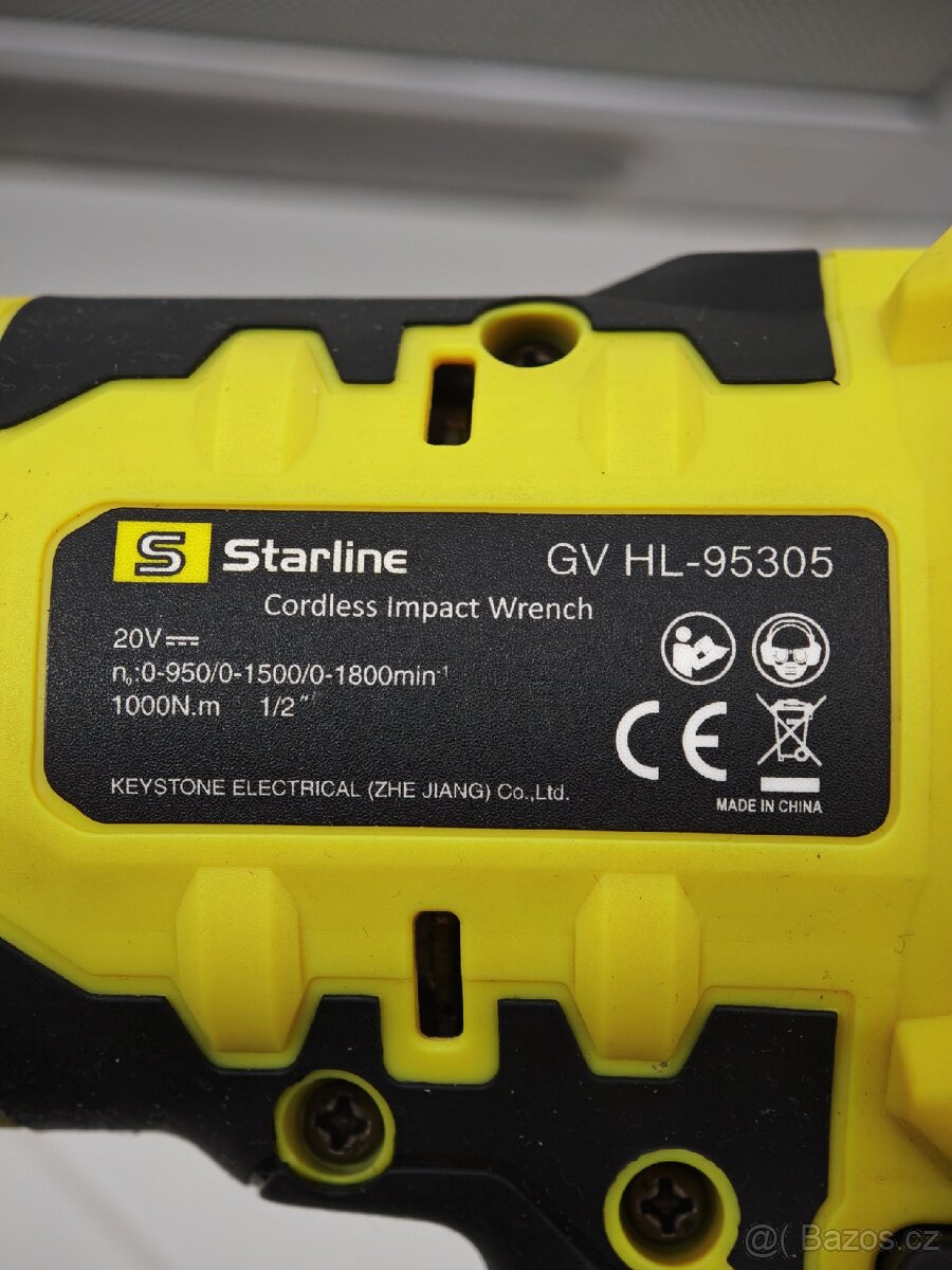 Rázový utahovák Starline 1000 Nm - 5