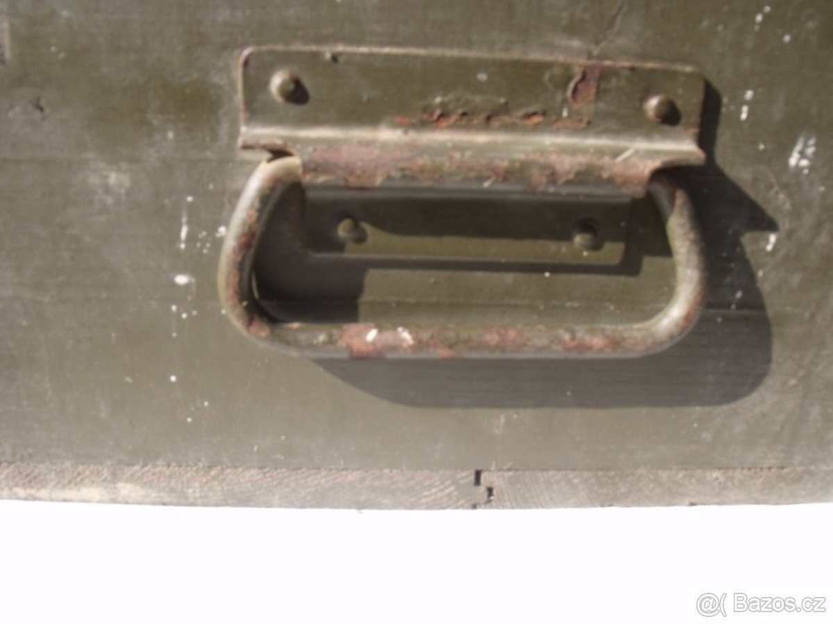 Muniční vojenská bedna vzor 35 . originál ČSR 1. republika - 5