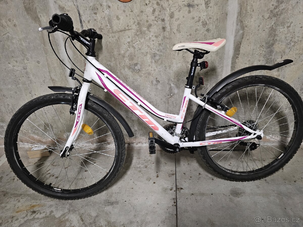Dívčí kolo Mony white/pink 13", CTM 24" - 5