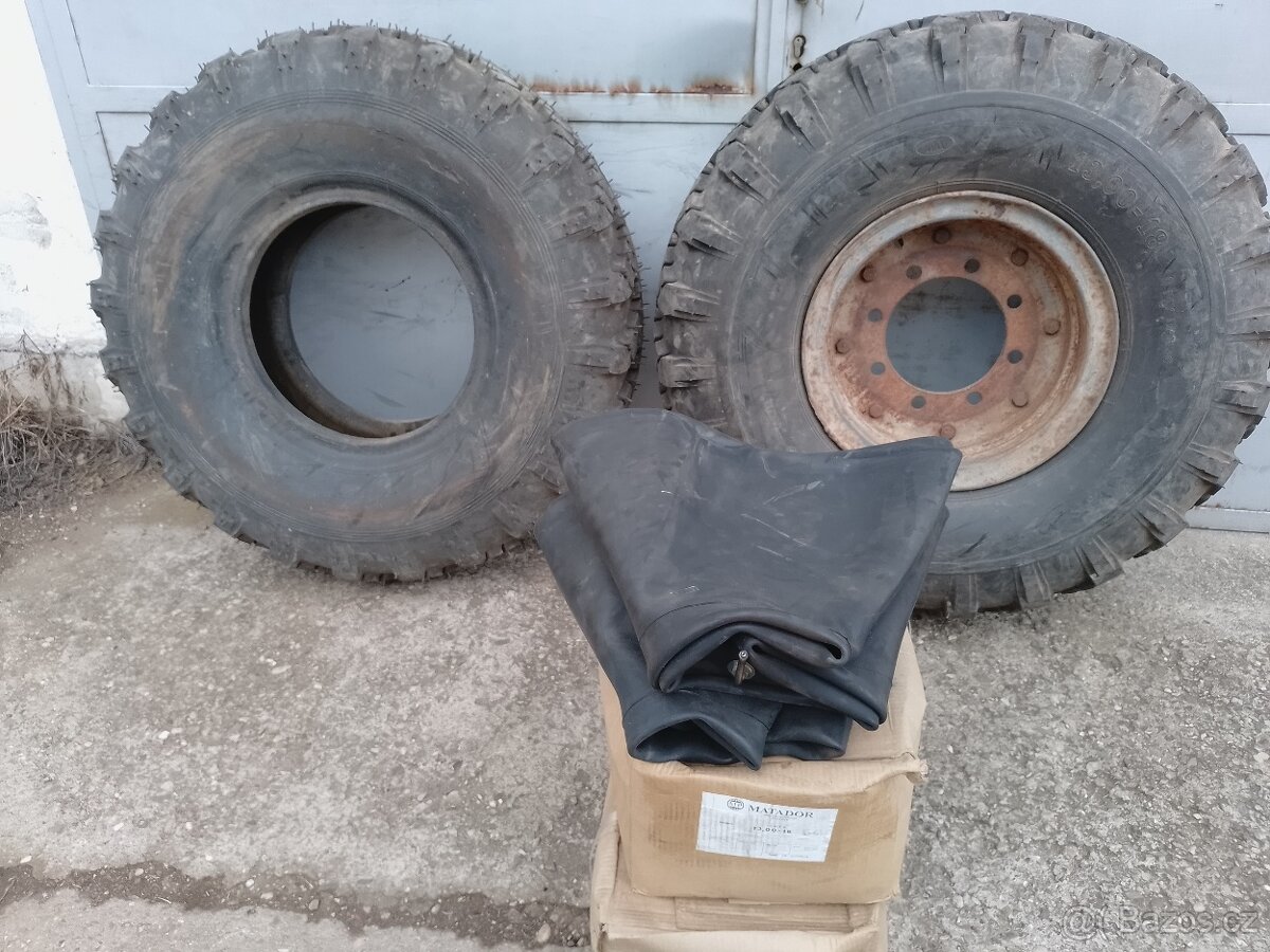 Rur 5 ,Gaz 66, agro IFA, kola, plášť, duše 13,00-18 - 5