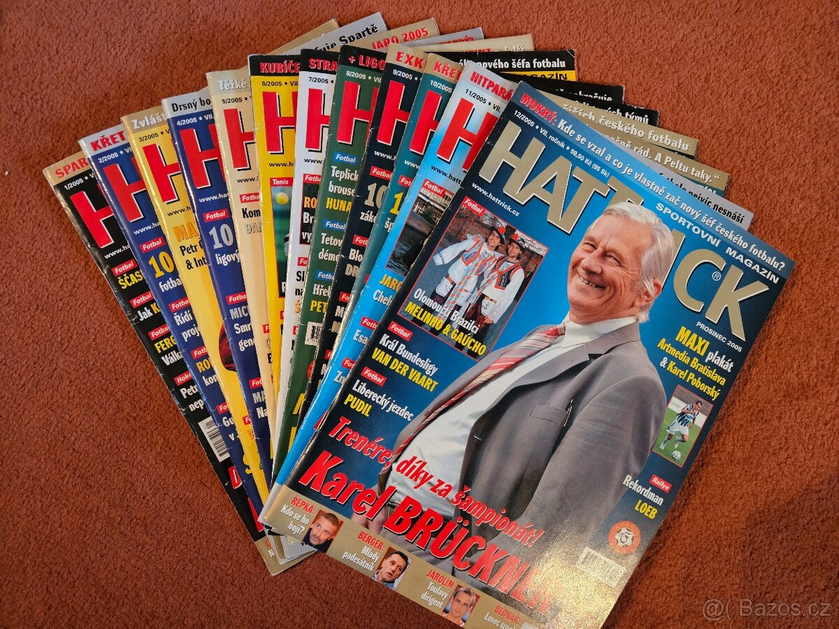 Časopisy ProFootball, Hattrick, ročenky, plakáty - 5