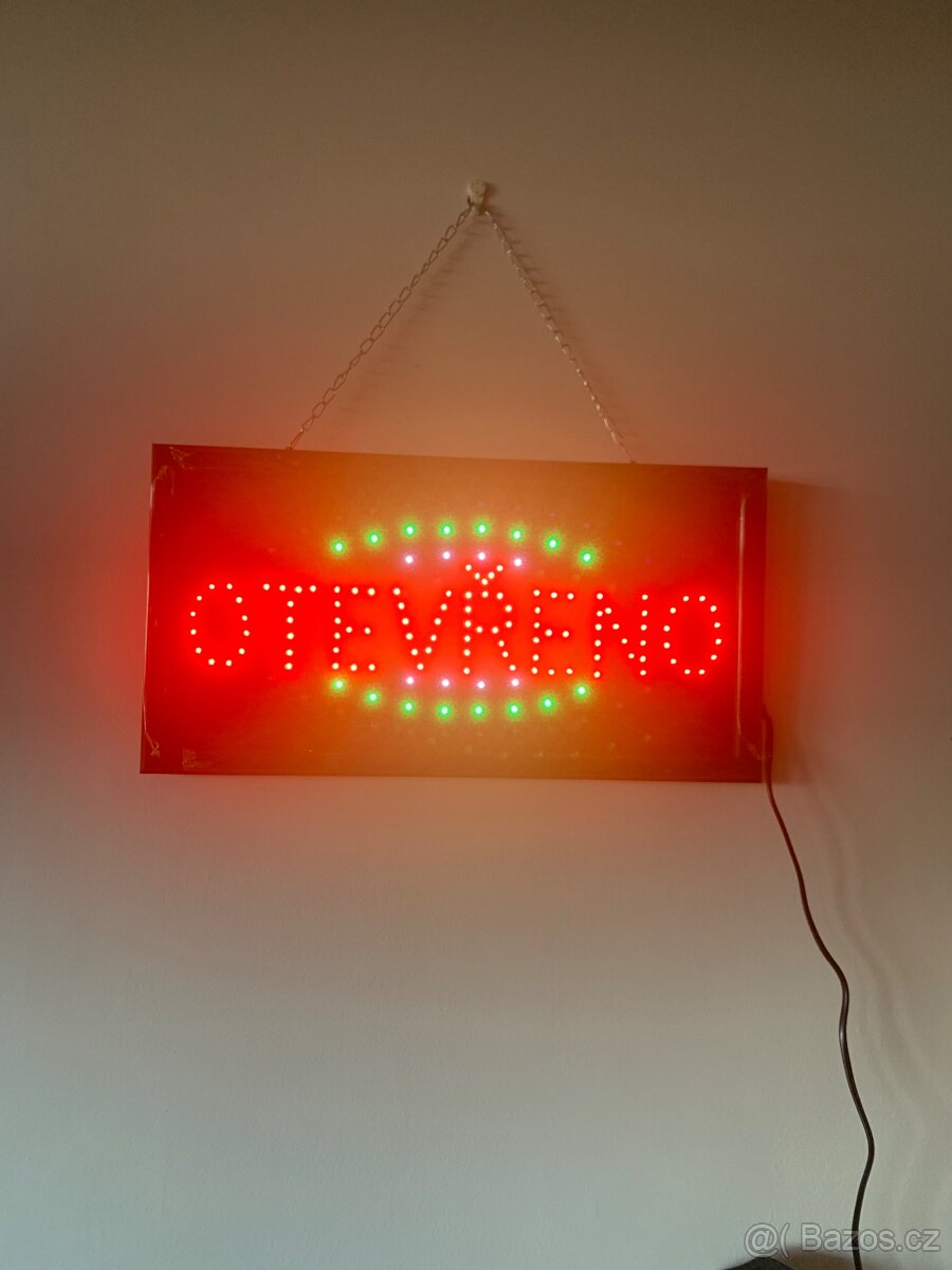 Světelná reklamní cedule‼️OTEVŘENO‼️ - 5