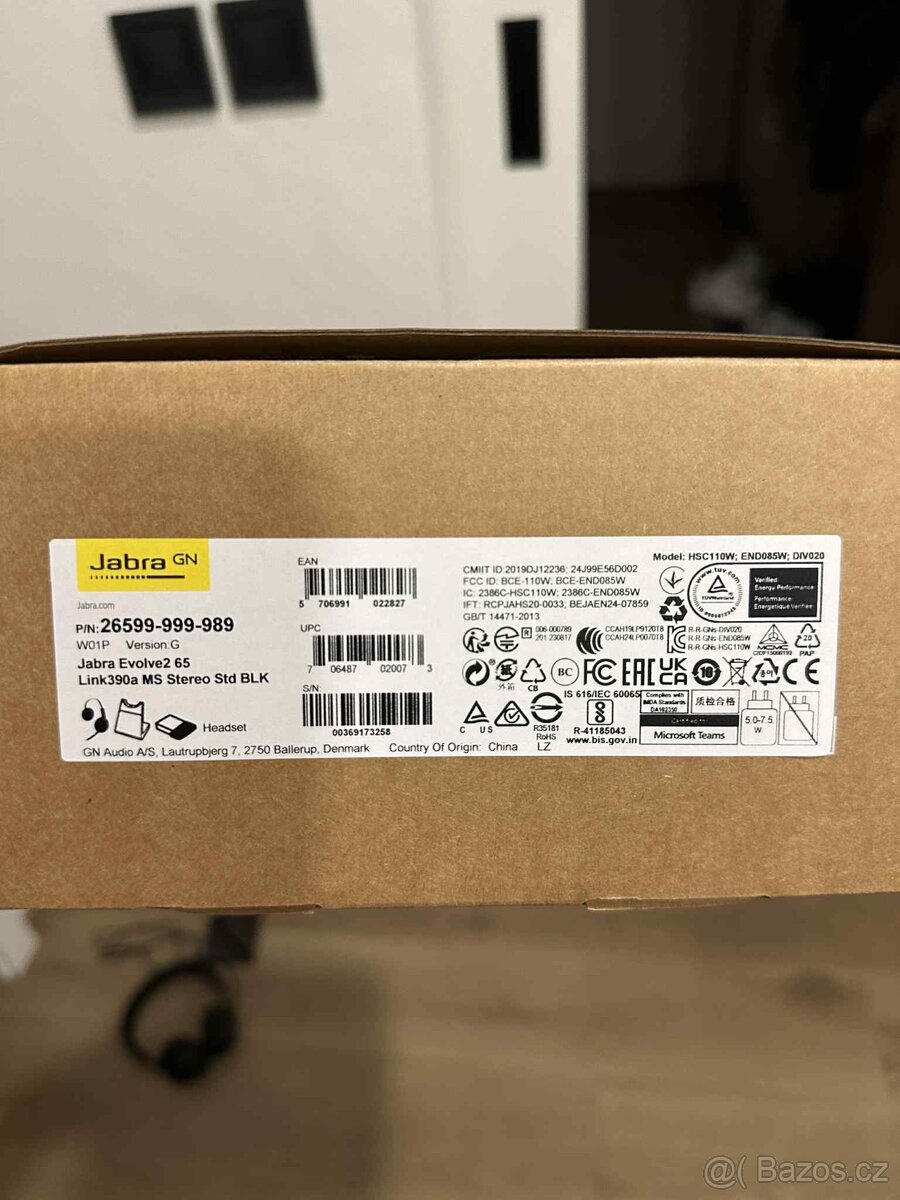 Sluchátka Jadra Evolve2 65 Link390a MS Stereo STD Black - 5