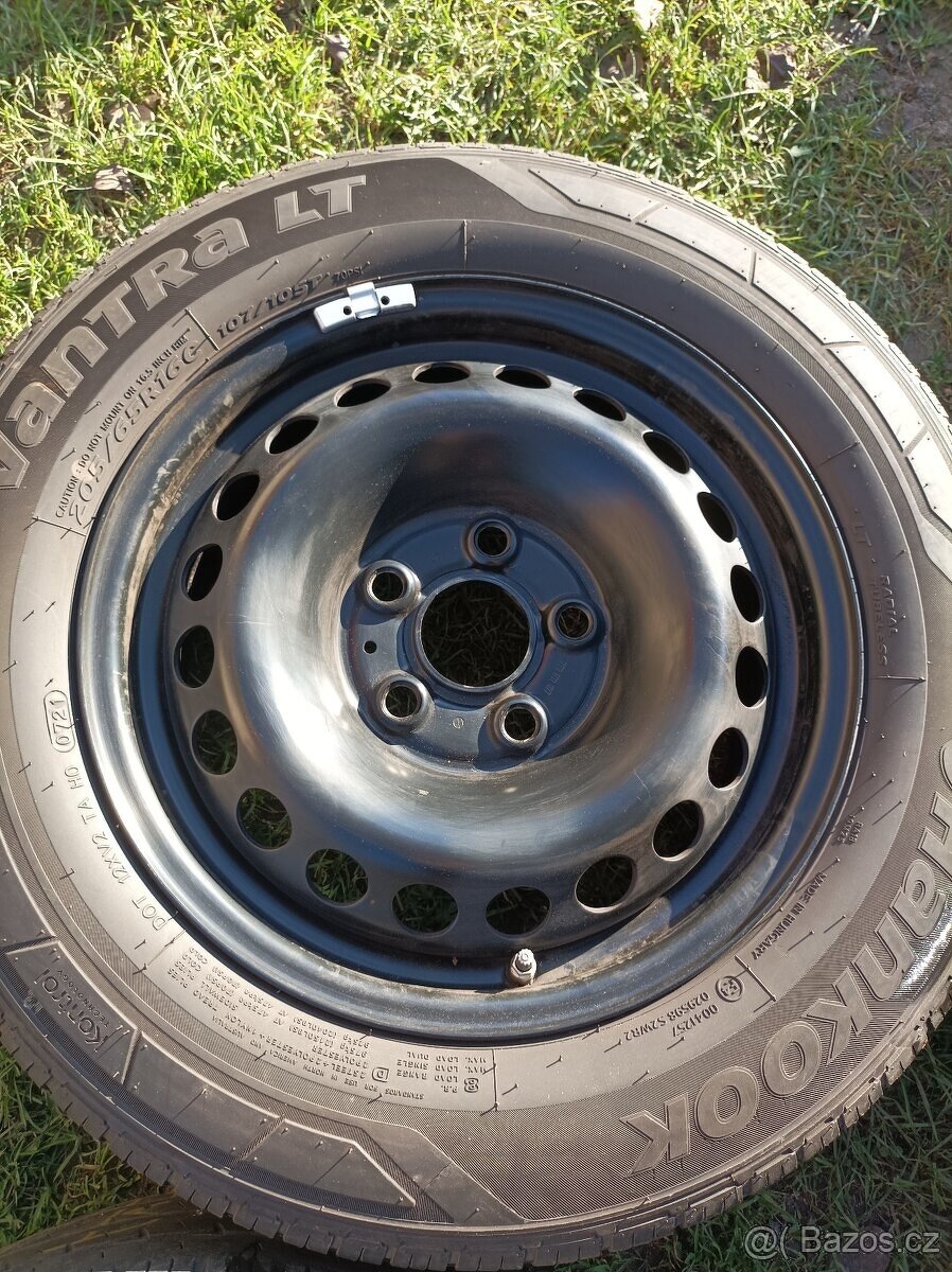Letní sada VW T5 T6 5x120 Hankook 205/65/16C - 5