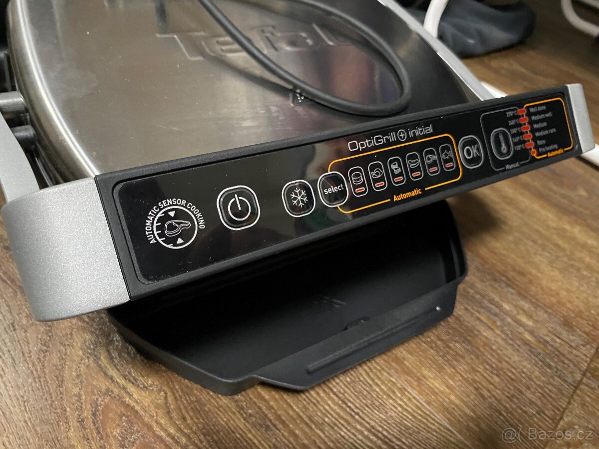 Gril Tefal OPTIGRILL GC706D34 černý/nerez - 5