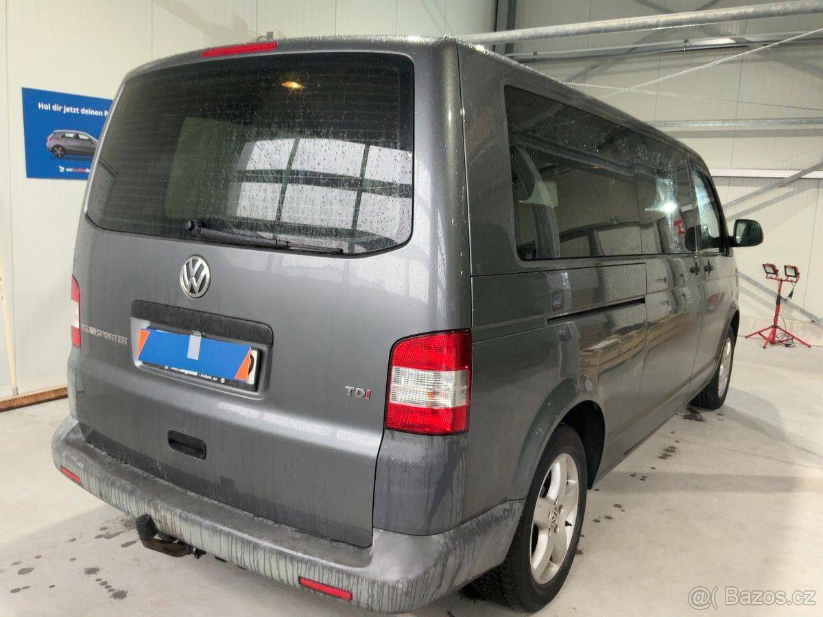 VW T5 Transporter 2.0 TDI 103kW,LONG,9 míst,tažné,navi - 5