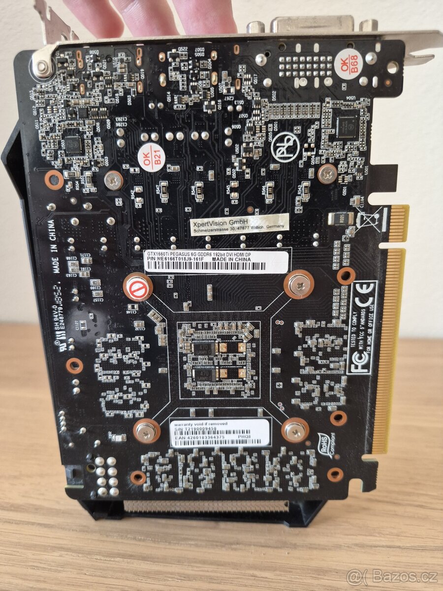 Grafická karta: Gainward GeForce GTX 1660 Ti Pegasus - 5