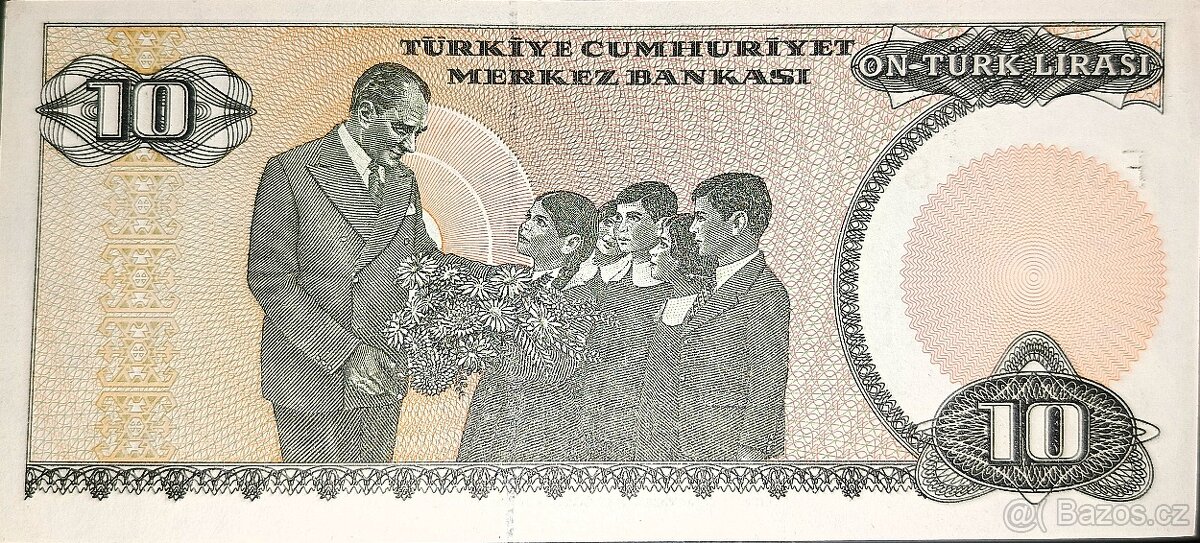 Turecké bankovky - 10 - 10 000 000 lir 1970 - 2009 - 5