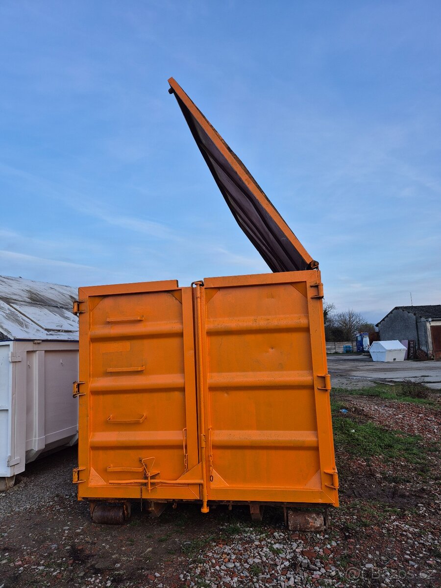 Kontejnery s otvírací střechou 3ks - 5
