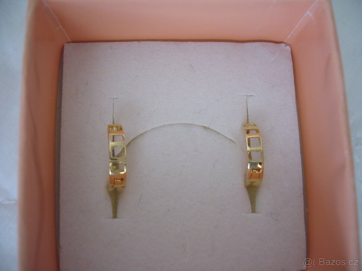 Prodám dívčí zlaté náušnice - 5