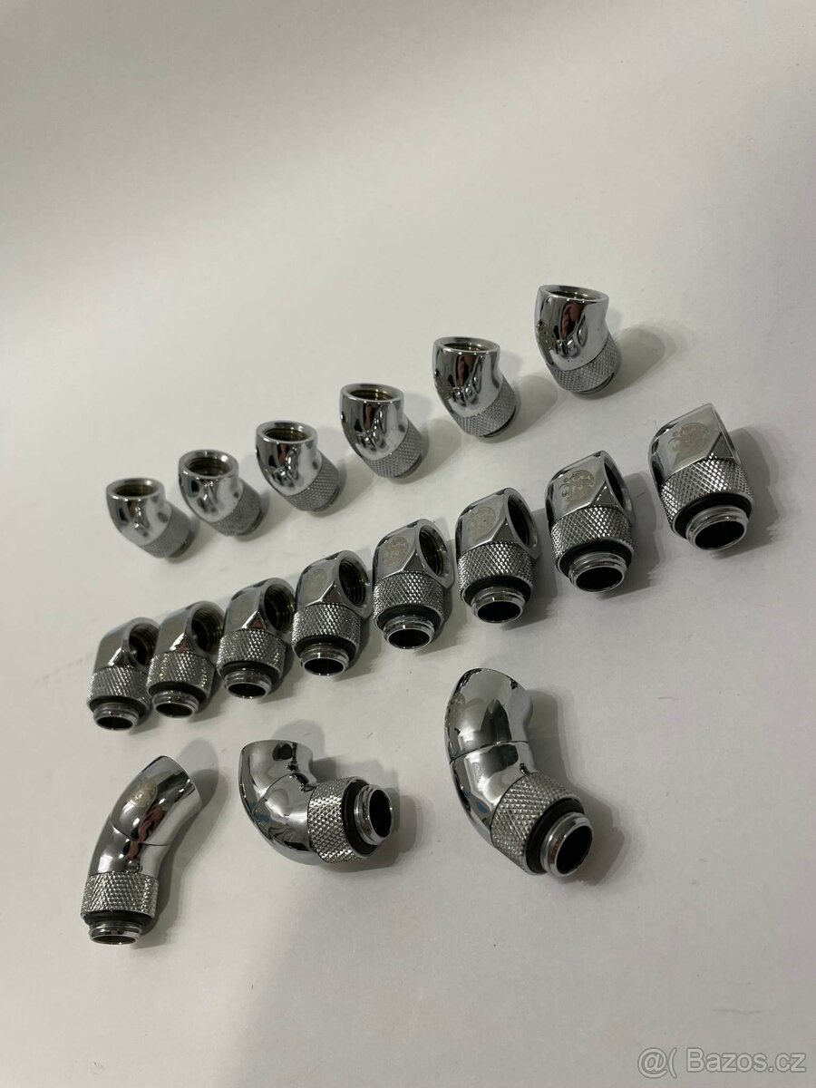 Vodní chlazení - Fitinky Bitspower Silver - 5