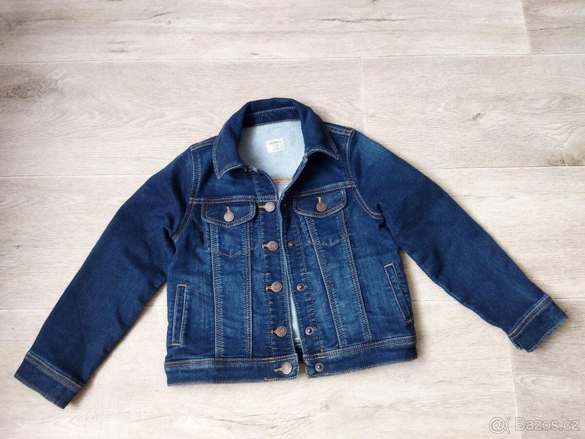 Dívčí riflová bunda zn. Gap,vel.104/110 - 5