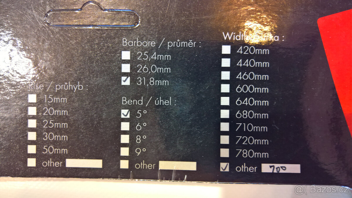 Řidítka MTB PELLS - NOVÉ - 5