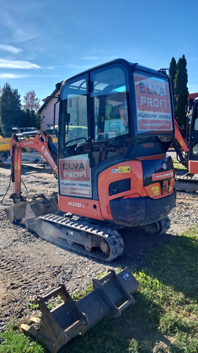 Minirypadlo KUBOTA KX018-4G - 5