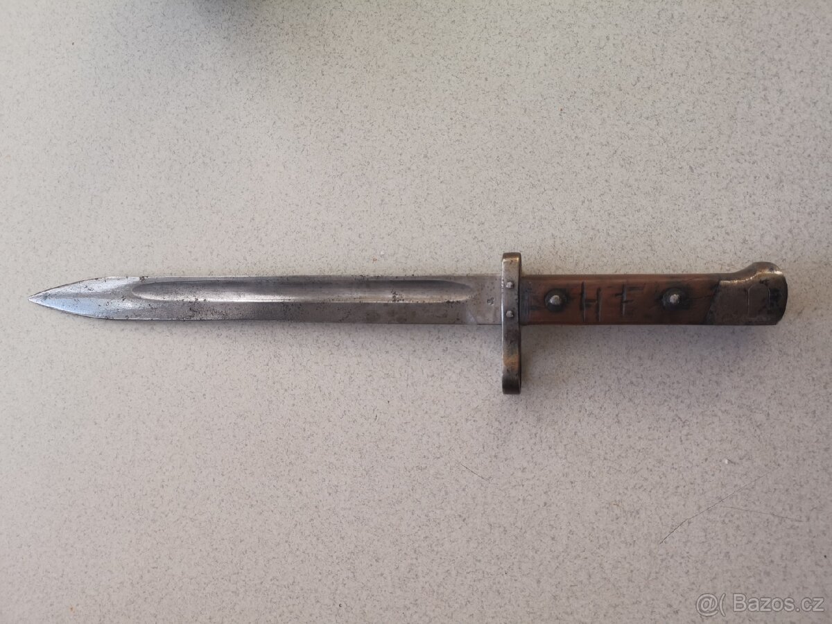 Starý vojenský bodák, bajonet - 5