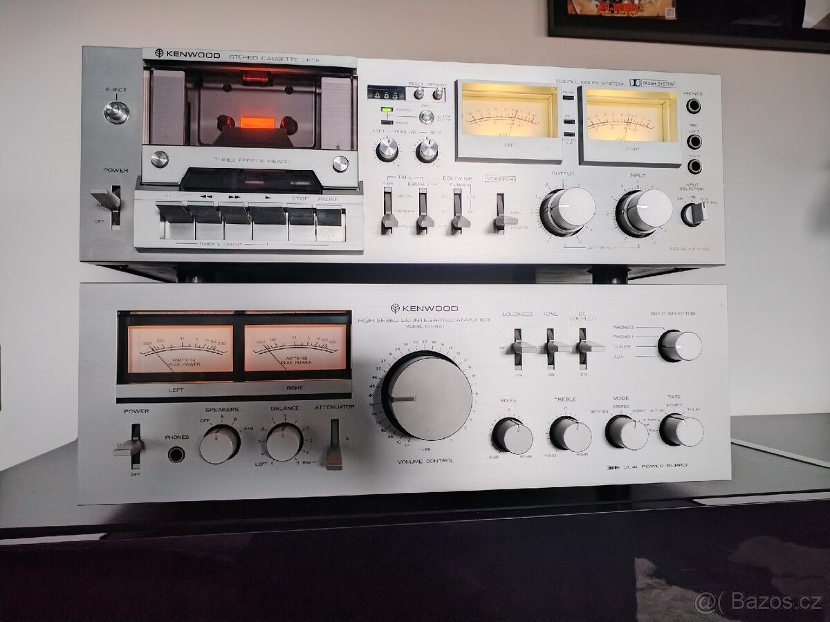 Kenwood KA-801 + KX-1060 – plně funkční, výborný stav - 5