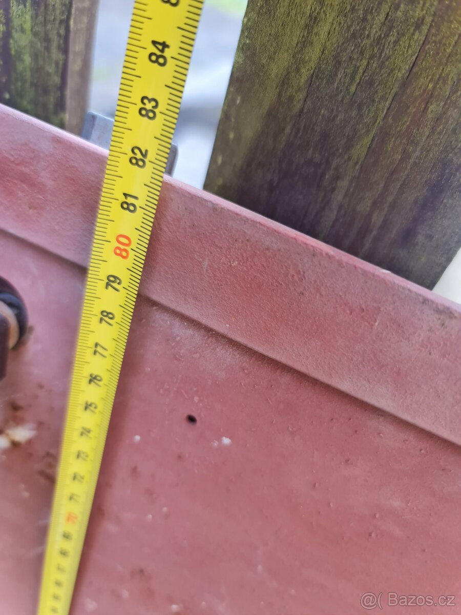 2x kovové protipožární dveře - 5