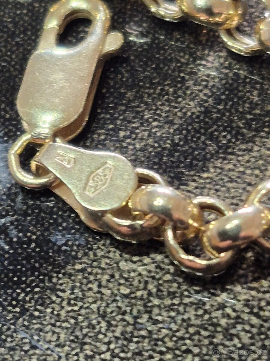 Zlatý řetízek 14k - 5