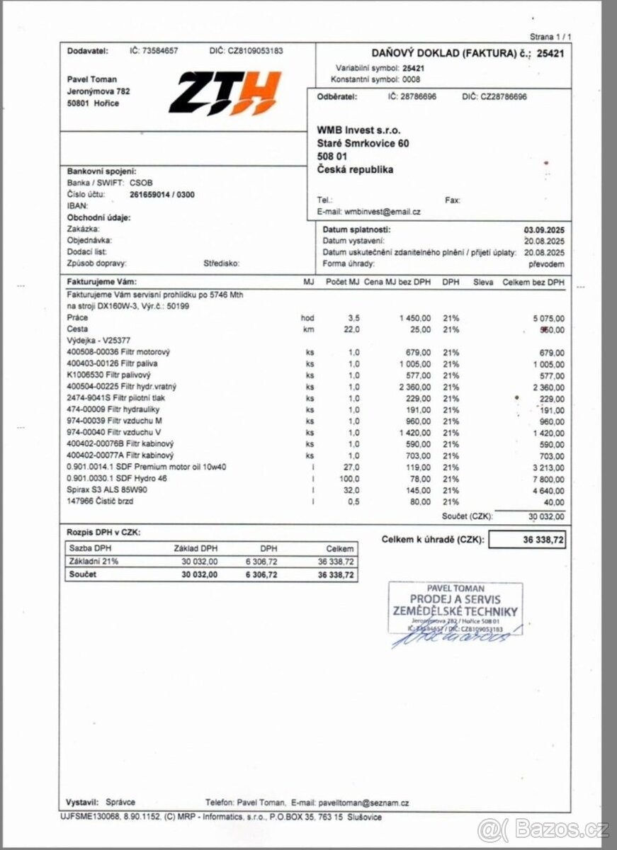 Kolový bagr / rypadlo Doosan DX 160 W - 3, SPZ - 5