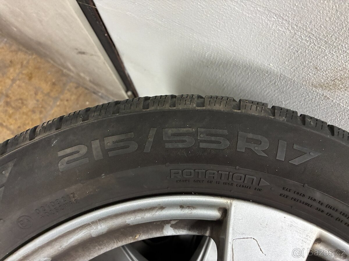 Zimní pneu Opel Insignia + ALU disk, cena za 1 ks - 5