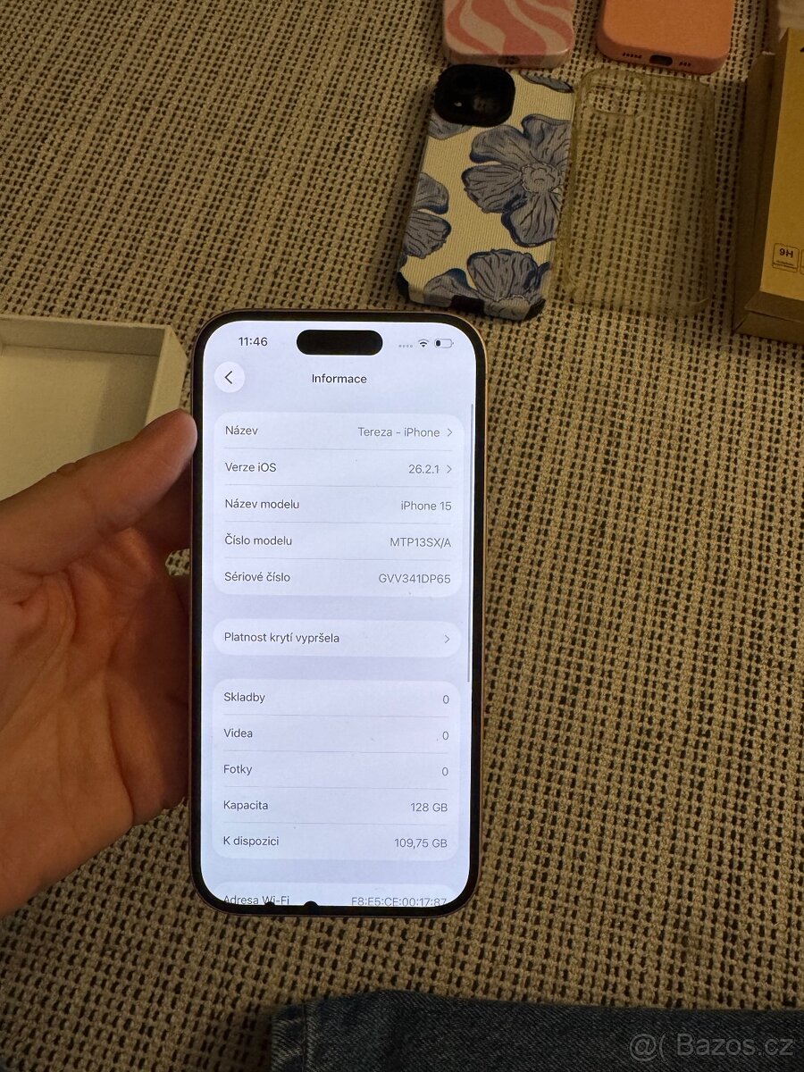 iPhone 15 růžový 128gb - 5
