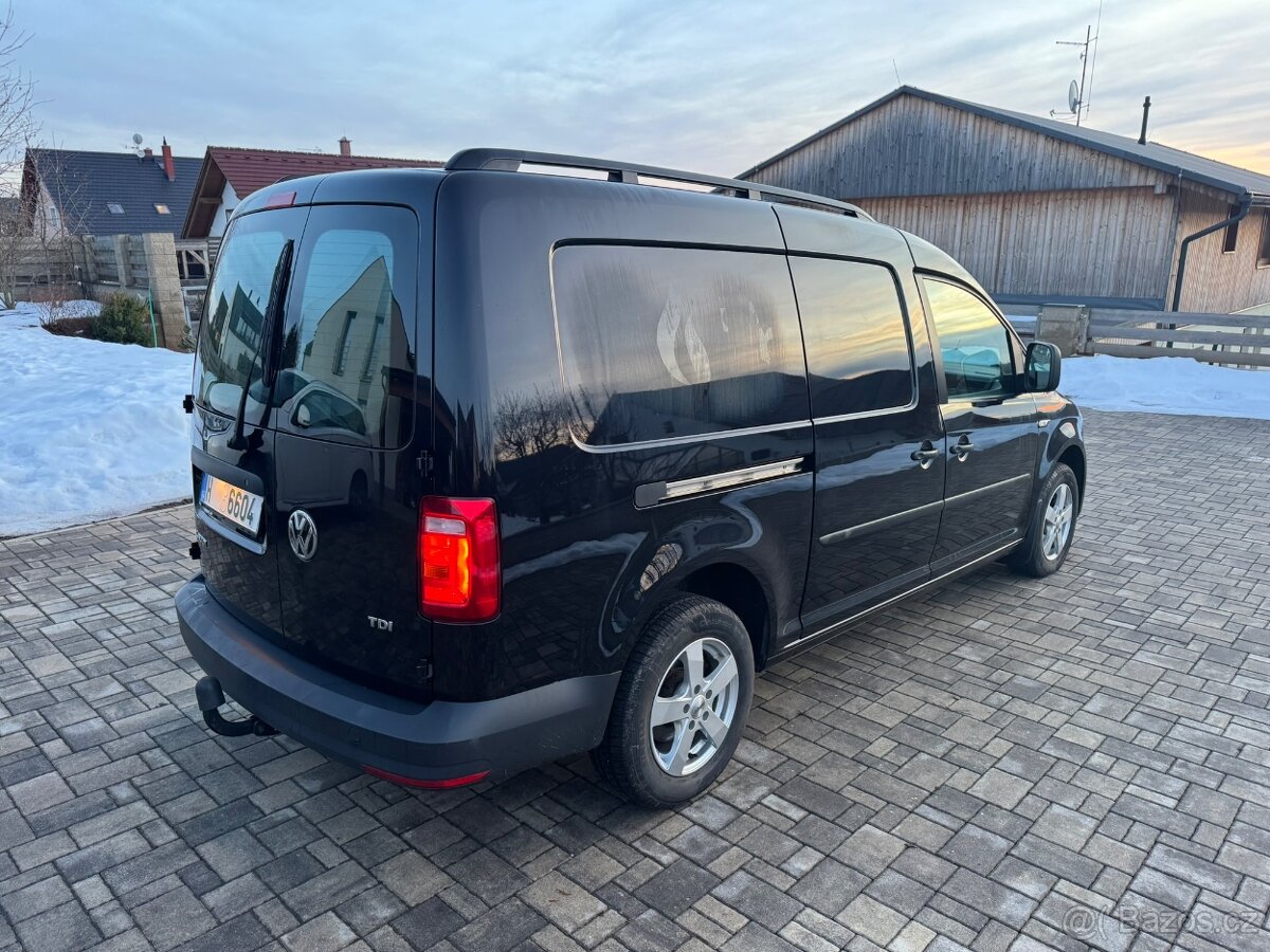 Volkswagen Caddy MAXI 2,0 TDi 75kW Webasto 2017 DPH - 5