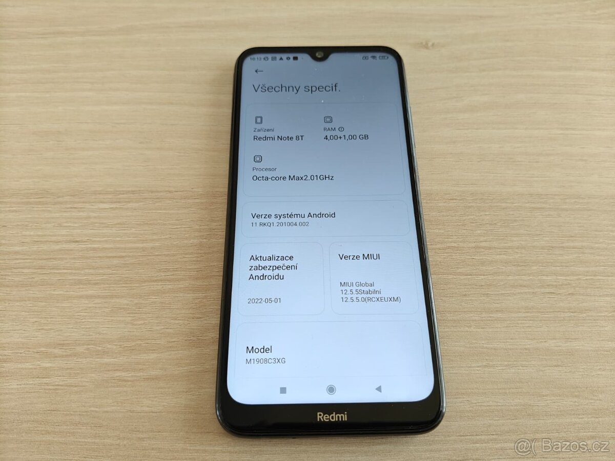 Xiaomi Redmi Note 8T: 6.3"IPS-FULL HD+ 4GB/64GB, - 5